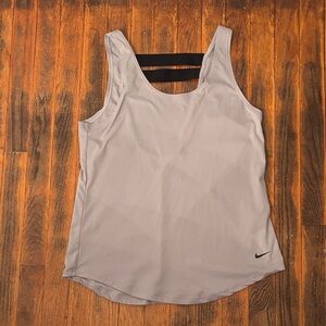 Nike Women's Light Gray Tank Top